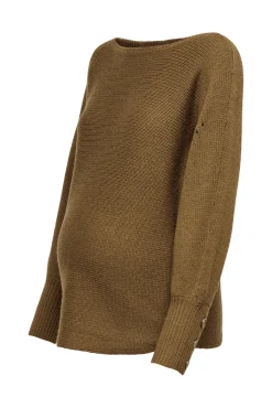 Jersey de punto premamá mangas abullonadas