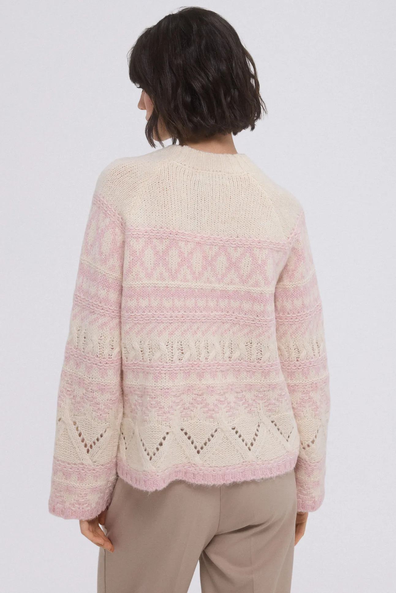 Jersey jacquard bicolor