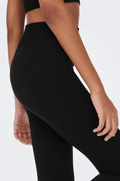 Legging largo elástico de canalé