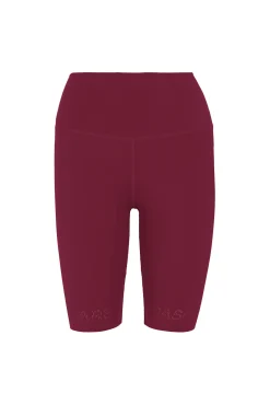 Leggings ciclista COMPRESSIVE granate logo