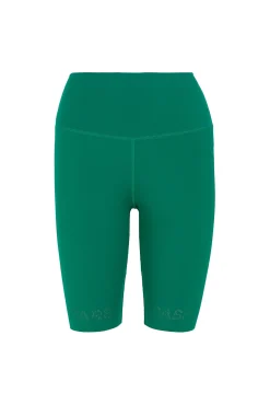 Leggings ciclista COMPRESSIVE verde logo