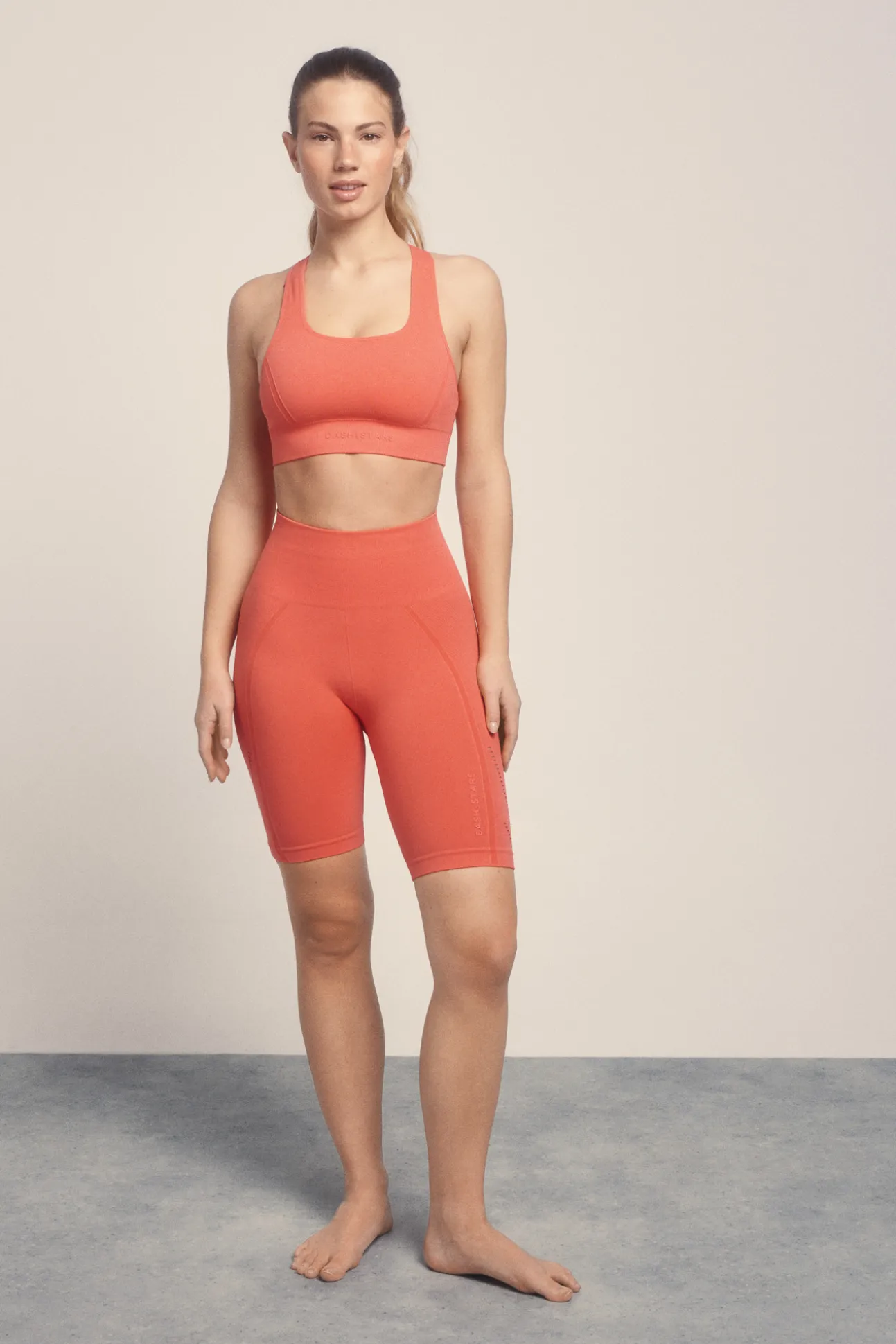 Leggings ciclista SEAMLESS COMFORT melocotón