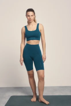 Leggings ciclista SEAMLESS COMFORT verde