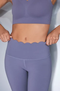 Leggings COMPRESSIVE largo morado