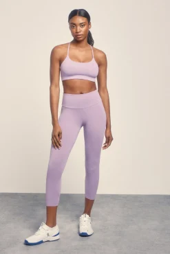 Leggings crop lila