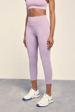 Leggings crop lila