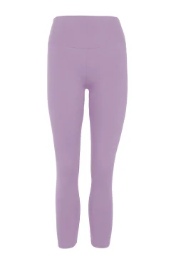 Leggings crop lila