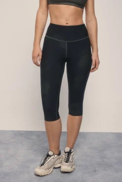 Leggings 4D STRECH largo 3/4 estampado verde