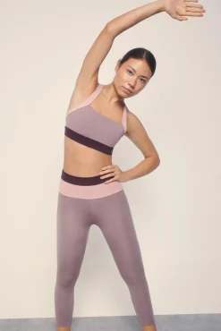 Leggings 4D STRETCH block rosa