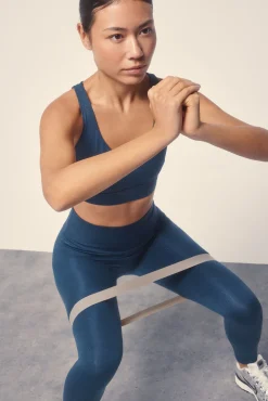 Leggings 4D STRETCH brillo azul
