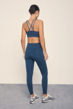 Leggings 4D STRETCH brillo azul