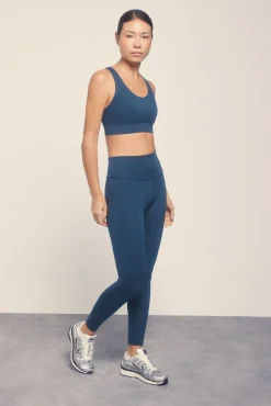 Leggings 4D STRETCH brillo azul
