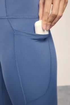 Leggings 4D STRETCH crop azul