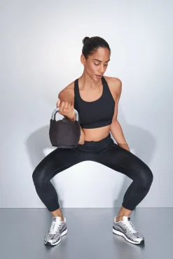 Leggings 4D STRETCH crop negro