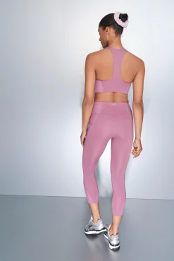 Leggings 4D STRETCH crop rosa