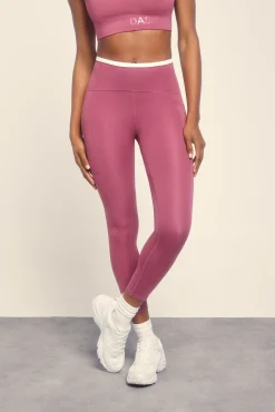 Leggings 4D STRETCH crop rosa