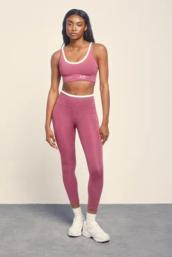 Leggings 4D STRETCH crop rosa