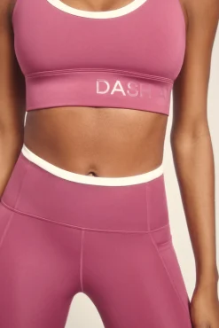 Leggings 4D STRETCH crop rosa