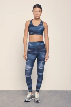 Leggings 4D STRETCH estampado azul