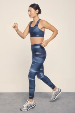 Leggings 4D STRETCH estampado azul
