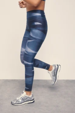 Leggings 4D STRETCH estampado azul