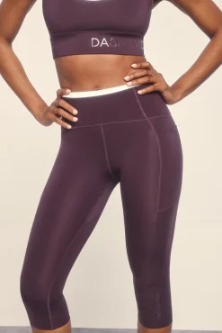 Leggings 4D STRETCH pirata morado