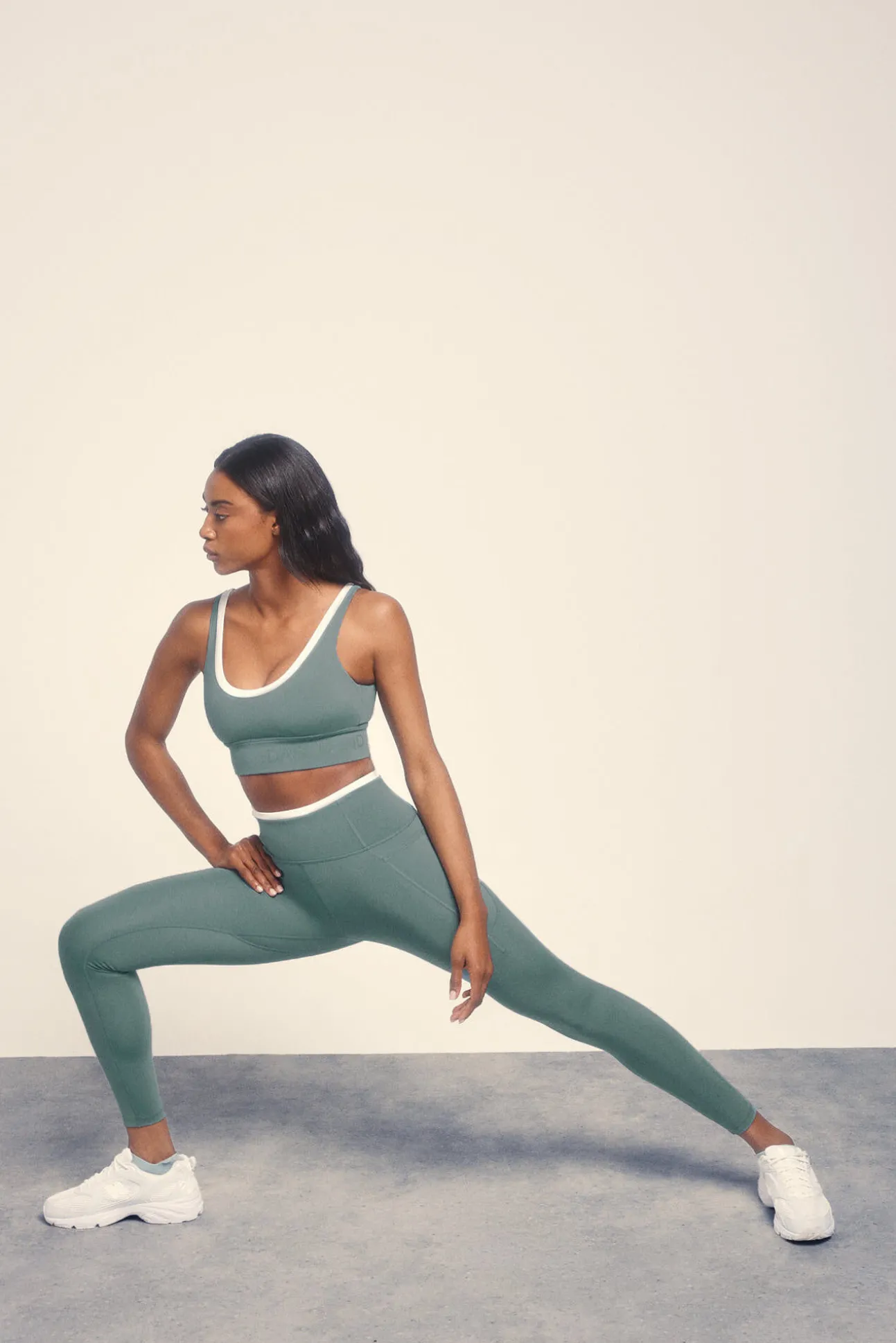 Leggings 4D STRETCH tobillero verde