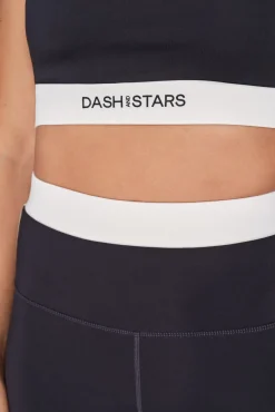 Leggings 4D STRETCH tobillero negro y blanco