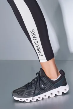 Leggings 4D STRETCH tobillero negro y blanco
