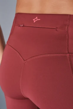 Leggings 4D STRETCH tobillero granate