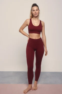 Leggings SEAMLESS COMFORT burgundy