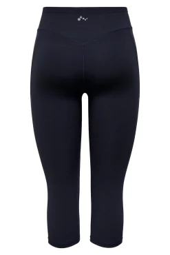 Leggings técnicos pirata cintura alta