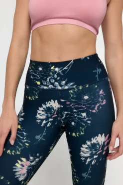 Leggings técnicos pirata cintura alta