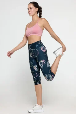 Leggings técnicos pirata cintura alta
