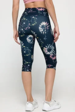 Leggings técnicos pirata cintura alta