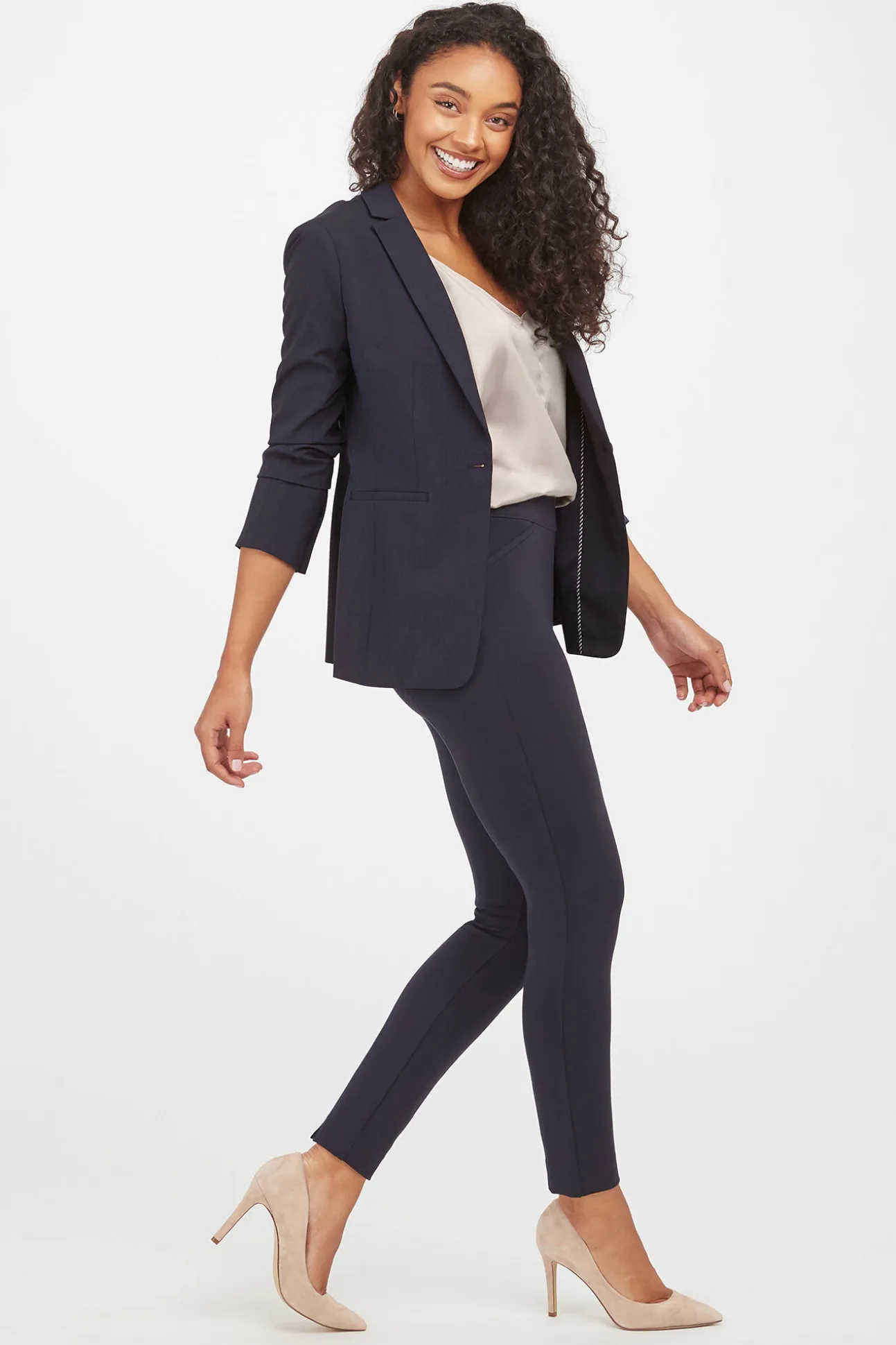 Leggins moldeadores de vestir azul Spanx