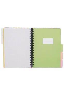 Libreta A4 con separadores