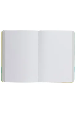 Libreta con encuadernación cosida