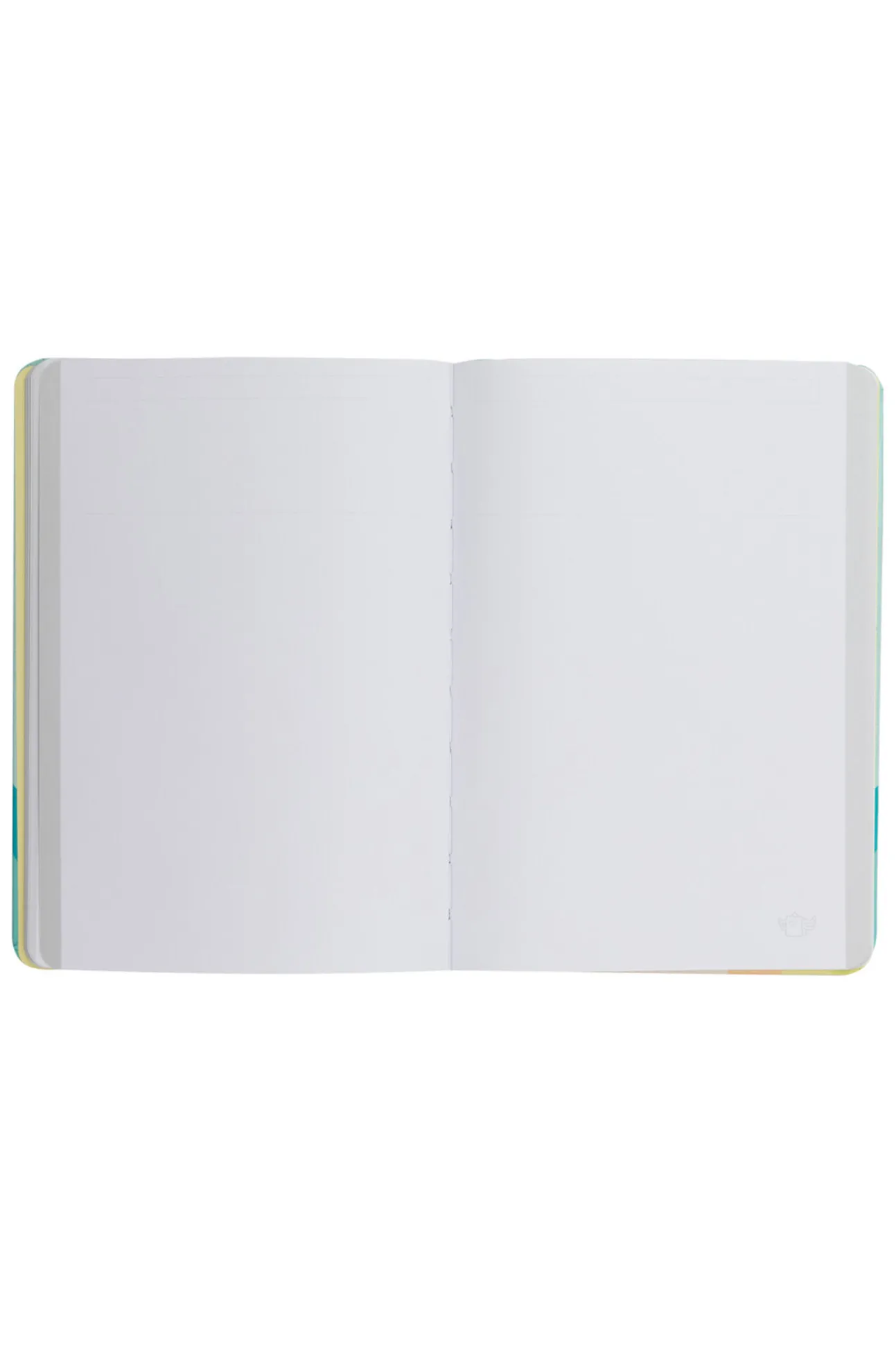 Libreta con encuadernación cosida