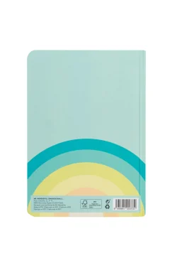Libreta con encuadernación cosida