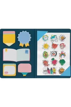 Libreta con notas adhesivas y pegatinas - Échale ganas ¡y bien de pegatinas!