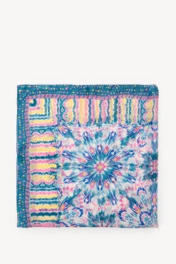 Malia. Fular de seda estampado