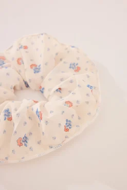 Maxi scrunchie estampado crudo