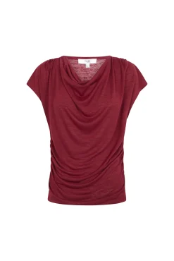 Mia. Camiseta drapeada