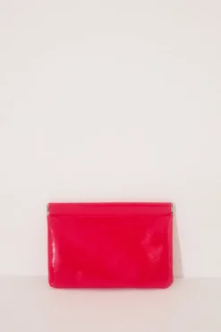 Mini monedero charol naranja