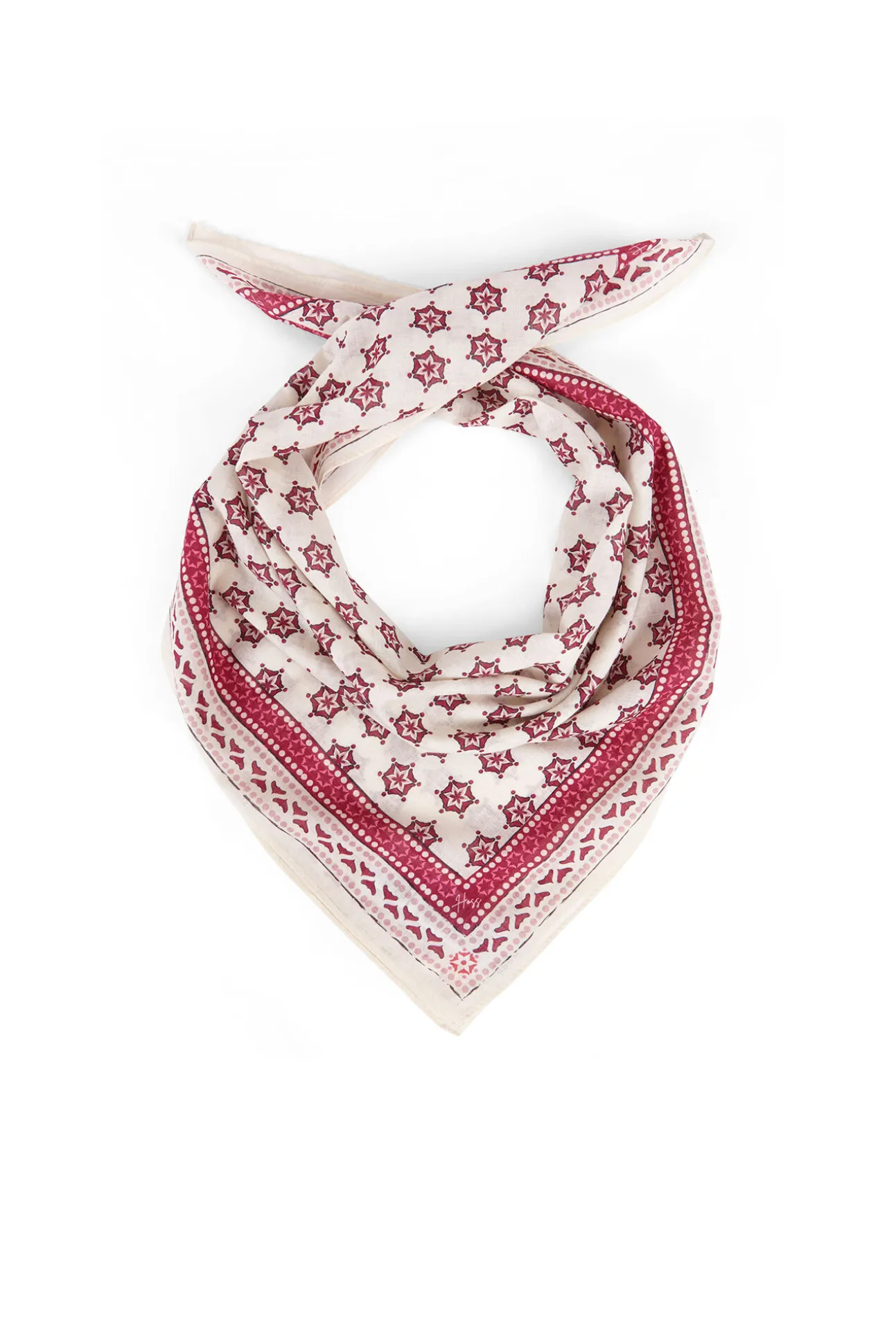 Miranda. Fular bandana estampada
