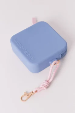 Monedero azul rosa