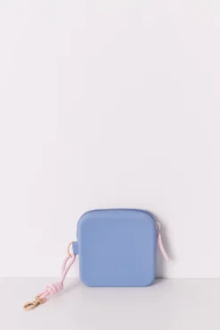 Monedero azul rosa