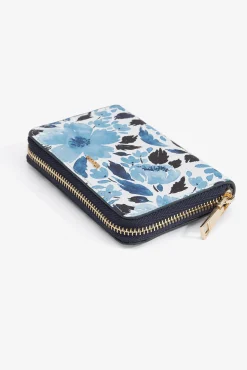 Monedero con estampado floral