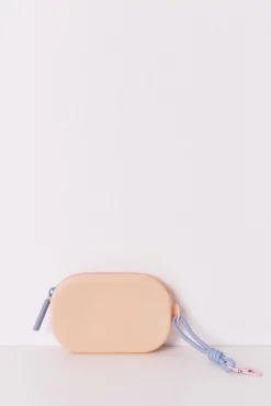Monedero estampado blanco